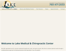 Tablet Screenshot of lake-medical.com